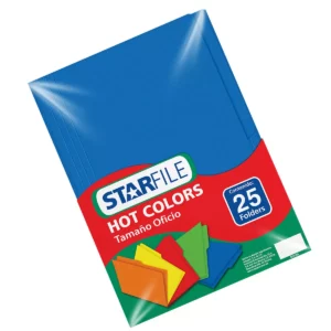 FOLDER OFICIO C/25 HOT COLORS AZUL