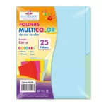 FOLDER CARTA MULTICOLOR C/25 PASTEL