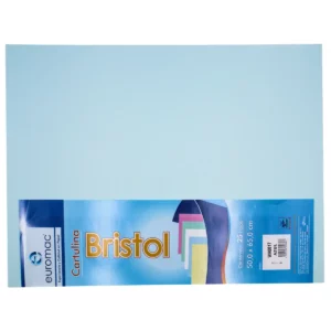 CARTULINA BRISTOL 50X65 C/25 AZUL .