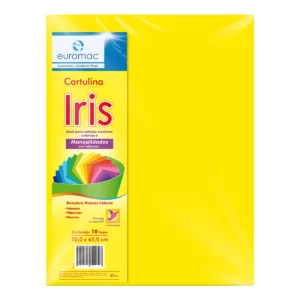 CARTULINA IRIS C/10 175GRS AMARILLA