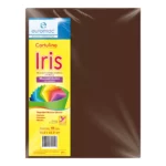 CARTULINA IRIS C/10 175GRS CAFE