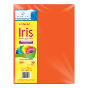 CARTULINA IRIS C/10 175GRS NARANJA