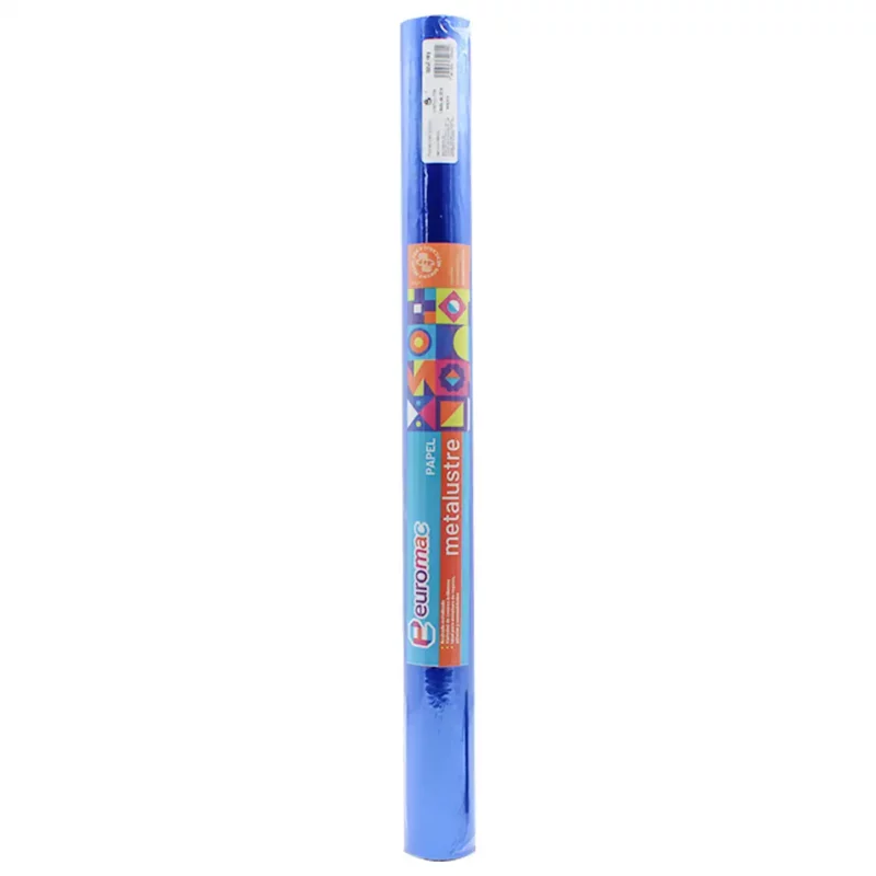 PAPEL METALIZADO 25MTS AZUL REY