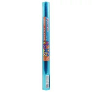 PAPEL METALIZADO 25MTS AZUL TURQUESA