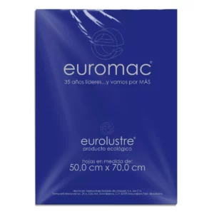 PAPEL LUSTRE C/25 AZUL REY