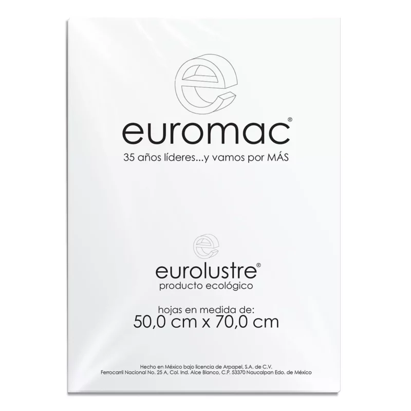 PAPEL LUSTRE C/25 BLANCO