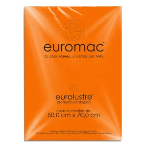 PAPEL LUSTRE C/25 NARANJA