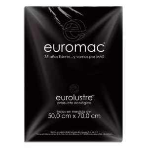 PAPEL LUSTRE C/25 NEGRO