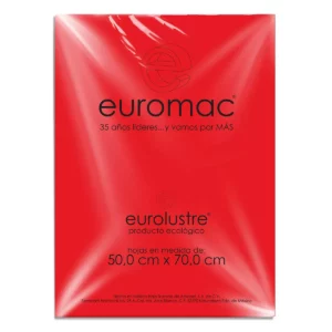 PAPEL LUSTRE C/25 ROJO