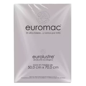 PAPEL LUSTRE C/25 GRIS