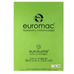 PAPEL LUSTRE C/25 VERDE NILO