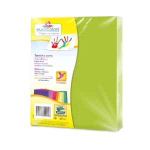 HOJA CARTA EUROCOLORS C/100 VERDE