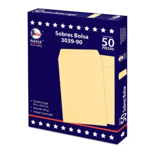 SOBRE MANILA 105GRS LEG ENGOM C/50 30399