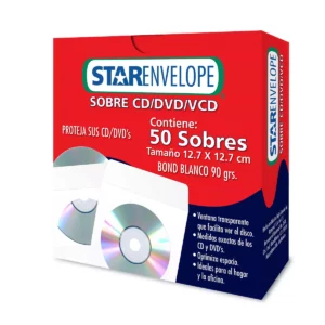 SOBRE CD VENTANA CIRCULAR C/50 HA0136