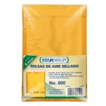 BOLSA AIRE SELLADO 10.16 X 20.32CMS NO. 000 ATADO DE 5 PZAS.