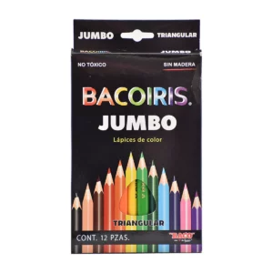 COLORES BACOIRIS JUMBO TRIANGULAR C/12 ATADO DE 2 PZAS.