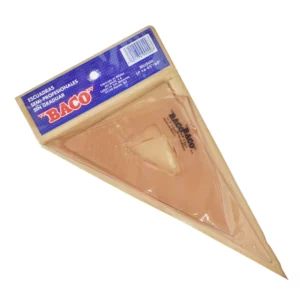 JUEGO ESCUADRAS SIN BISEL SIN GRADUACION 1645 ATADO DE 3 PZAS.