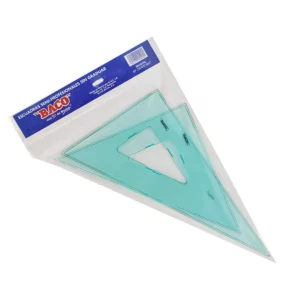 JUEGO ESCUADRAS CON BISEL SIN GRADUACION 2045 ATADO DE 3 PZAS.