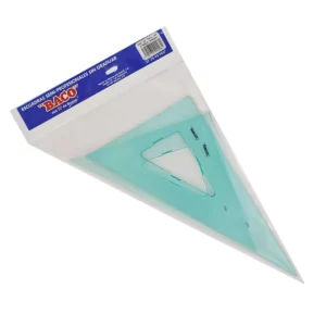 JUEGO ESCUADRAS SIN BISEL SIN GRADUACION 2545 ATADO DE 3 PZAS.