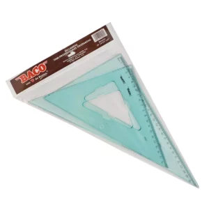 JUEGO ESCUADRAS CON BISEL CON GRADUACION 2845 ATADO DE 3 PZAS.