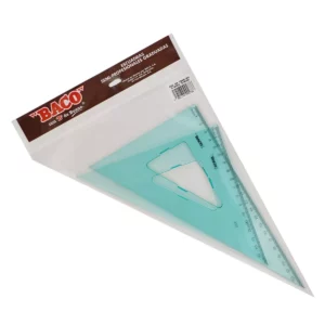 JUEGO ESCUADRAS SIN BISEL CON GRADUACION 2845 ATADO DE 3 PZAS.