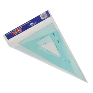 JUEGO ESCUADRAS S/BISEL S/GRAD 3045 ATADO DE 3 PZAS.