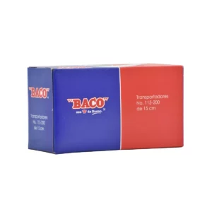 TRANSPORTADOR 15CMS T-115200 BOPP ATADO DE 25 PZAS.