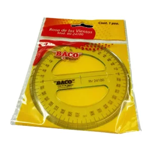 TRANSPORTADOR 360G BOPP RV24100 ATADO DE 5 PZAS.