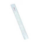 REGLA DE PLASTICO 30CMS 5030 ATADO DE 25 PZAS.