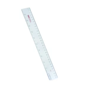REGLA DE PLASTICO 30CMS 5030 ATADO DE 25 PZAS.