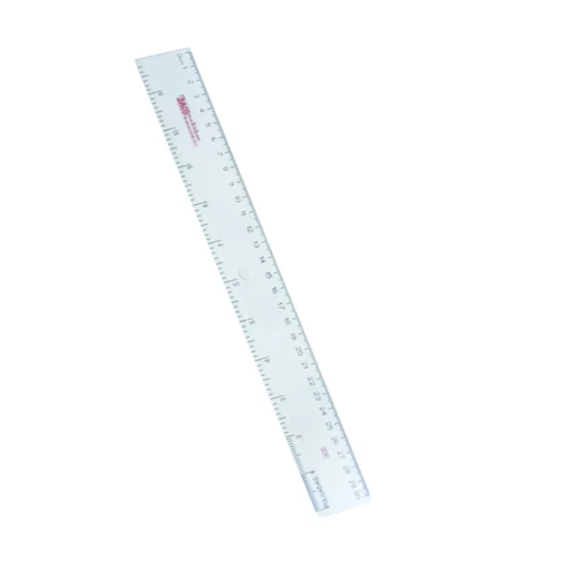 REGLA DE PLASTICO 30CMS 5030 ATADO DE 25 PZAS.