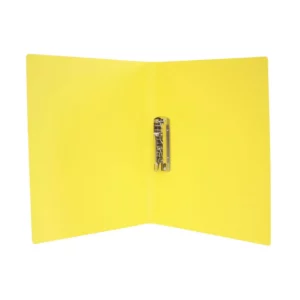 FOLDER CARTA C/PALANCA AMARILLO ATADO DE 5 PZAS.