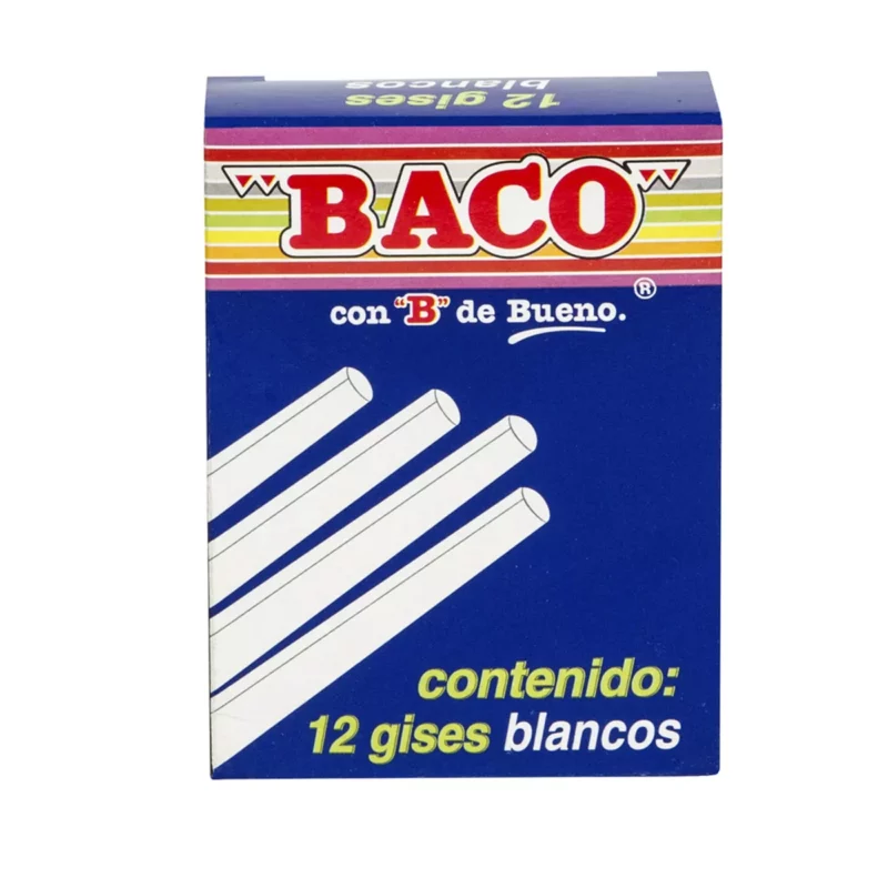 GIS MOLDEADO BLANCO C/12 ATADO DE 5 PZAS.