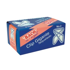 CLIP GIGANTE C/50 NO. 2 ATADO DE 2 PZAS.