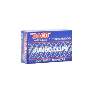CLIP JUMBO "ZINCADO" C/100 ATADO DE 5 PZAS.