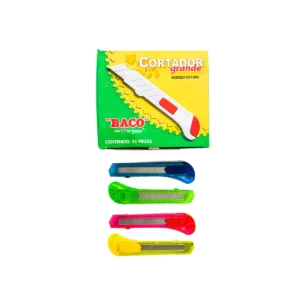 CUTTER GRANDE CUT-203 ATADO DE 25 PZAS.
