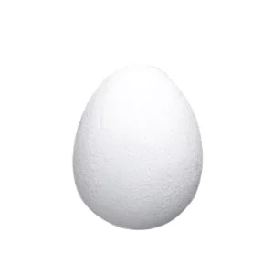 HUEVO DE UNICEL 462 10X6.8CMS ATADO DE 25 PZAS.