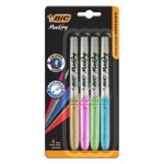 MARCADOR PERMANENTE MARKING METALICO 3+1 ATADO DE 2 PZAS.