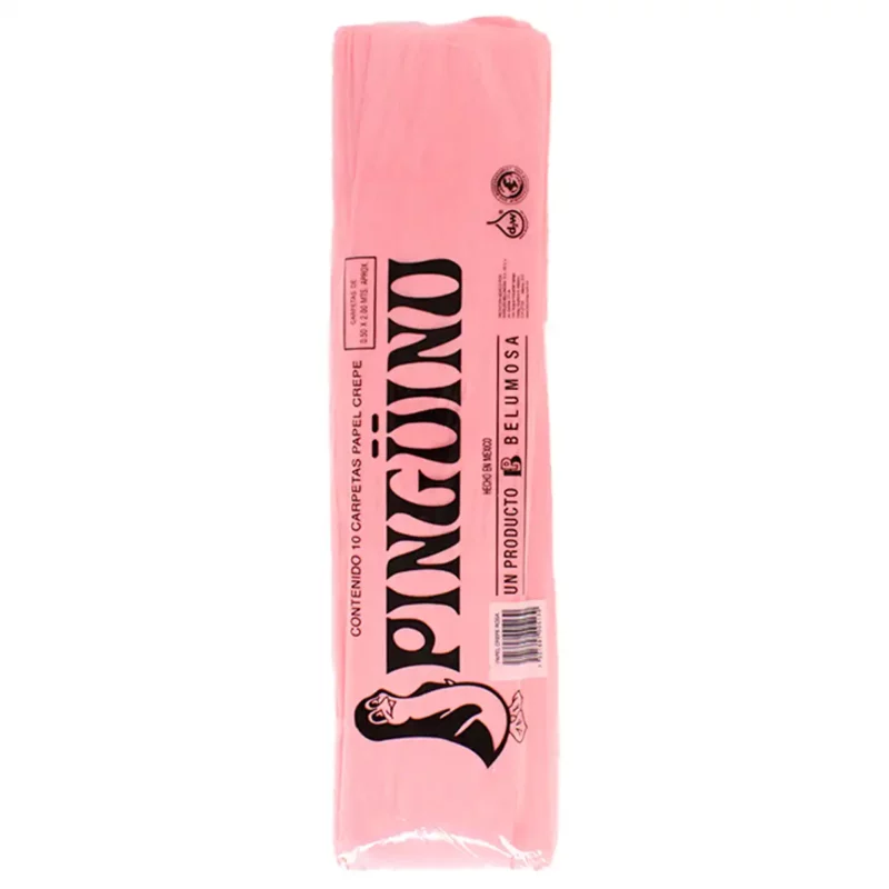 PAPEL CREPE 27 ROSA ATADO DE 10 PZAS.