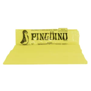 PAPEL CREPE 02 AMARILLO CANARIO ATADO DE 10 PZAS.