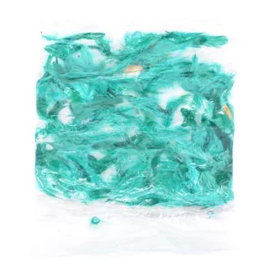 PLUMA DE AVE AZUL CLARO ATADO DE 10 PZAS.