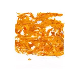 PLUMA DE AVE NARANJA ATADO DE 10 PZAS.