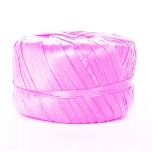 RAFIA 100GRS ROSA PASTEL 9A ATADO DE 3 PZAS.