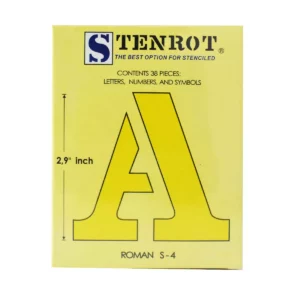 STENCIL 7.5CMS S4 ROMANA ATADO DE 2 PZAS.