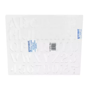 STENCIL 3.0CMS S9 GOTICA ATADO DE 10 PZAS.