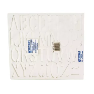 STENCIL 4.0CMS S21 GOTICA ATADO DE 10 PZAS.