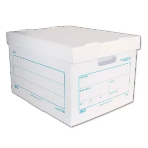 CAJA ARCHIVO MUERTO CARTA PLASTICO 0108 ATADO DE 2 PZAS.