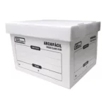 CAJA ARCHIVO MUERTO CARTA/OFICIO PLASTICO 105 ATADO DE 2 PZAS.