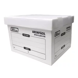 CAJA ARCHIVO MUERTO CARTA/OFICIO PLASTICO 105 ATADO DE 2 PZAS.