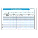 TARJETA DE ALMACEN C/50 PRINTA 1050